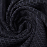 Fancy Velluto a Coste Costina Tessuto Blu Navy