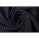 Fancy Velluto a Coste Costina Tessuto Blu Navy