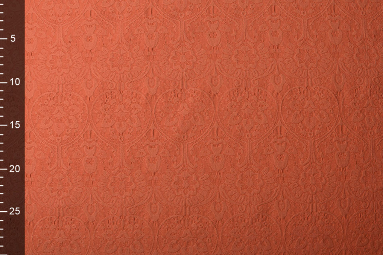Geweven Jacquard Charissa Oranje