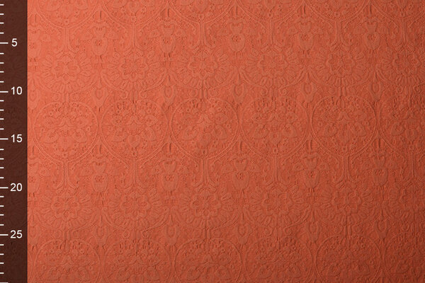 Gewebte Jacquardstoffe Charissa Orange Gewebte Jacquardstoffe Charissa Orange
