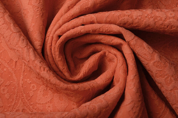 Geweven Jacquard Charissa Oranje