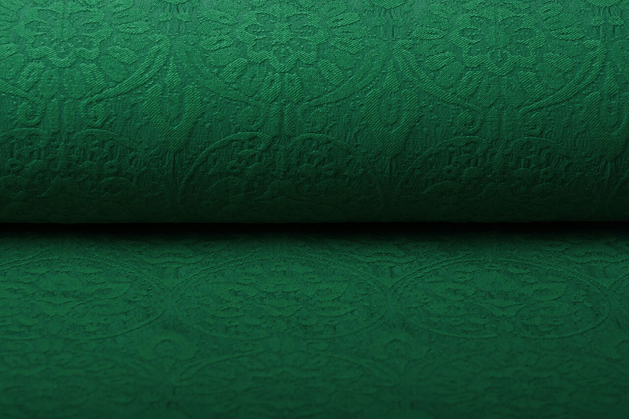 Jacquard Woven Fabric Charissa Green Jacquard Woven Fabric Charissa Green