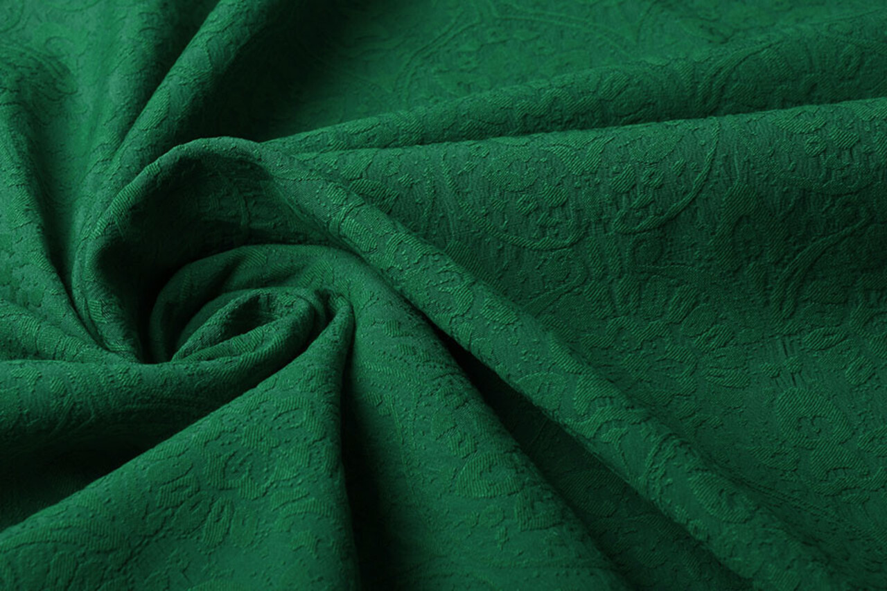 Jacquard Woven Fabric Charissa Green Jacquard Woven Fabric Charissa Green