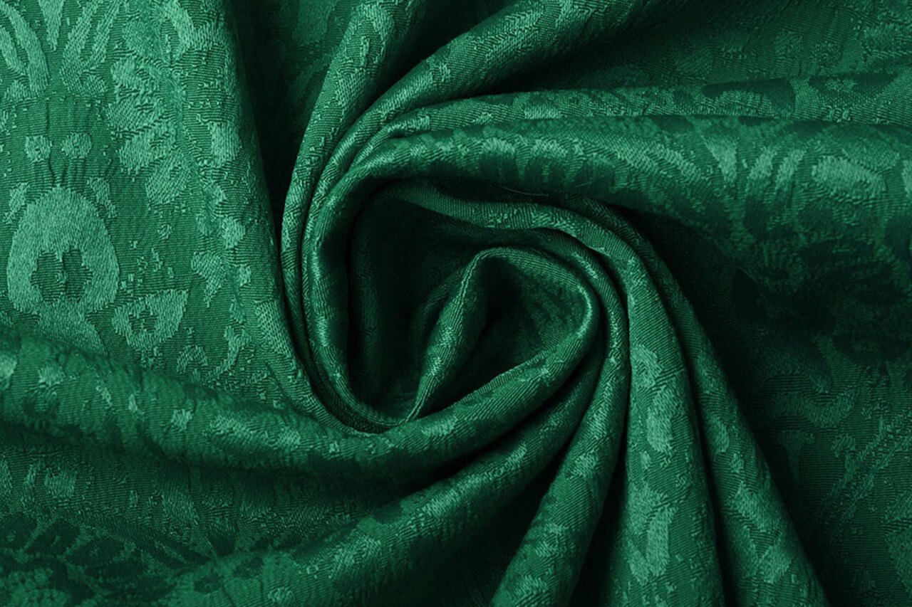 Jacquard Woven Fabric Charissa Green Jacquard Woven Fabric Charissa Green