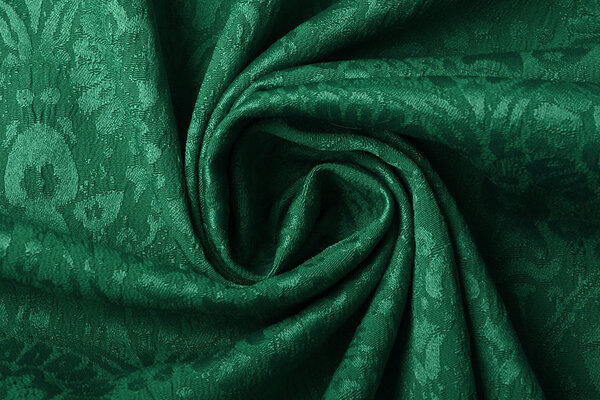 Jacquard Woven Fabric Charissa Green Jacquard Woven Fabric Charissa Green