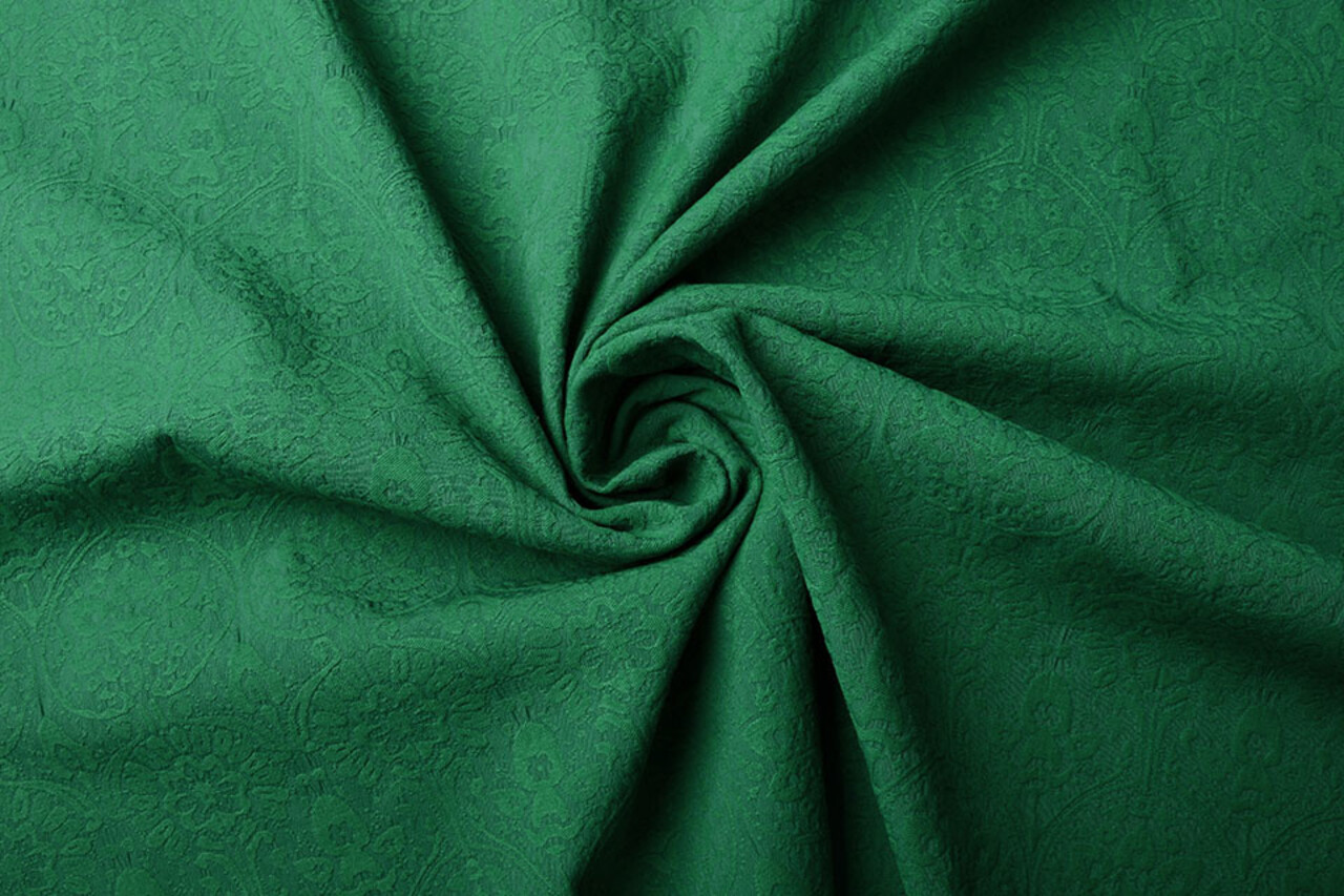 Jacquard Woven Fabric Charissa Green Jacquard Woven Fabric Charissa Green