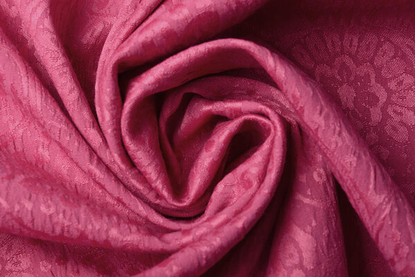 Jacquard Woven Fabric Charissa Fuchsia Jacquard Woven Fabric Charissa Fuchsia