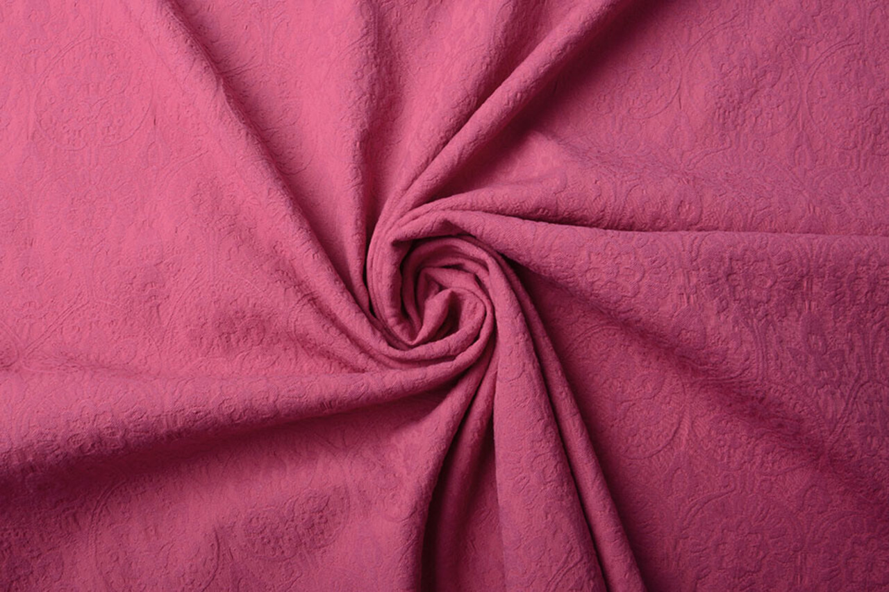 Jacquard Woven Fabric Charissa Fuchsia Jacquard Woven Fabric Charissa Fuchsia