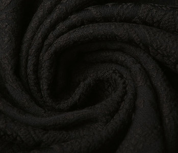 Jacquard Woven Fabric Elena Black