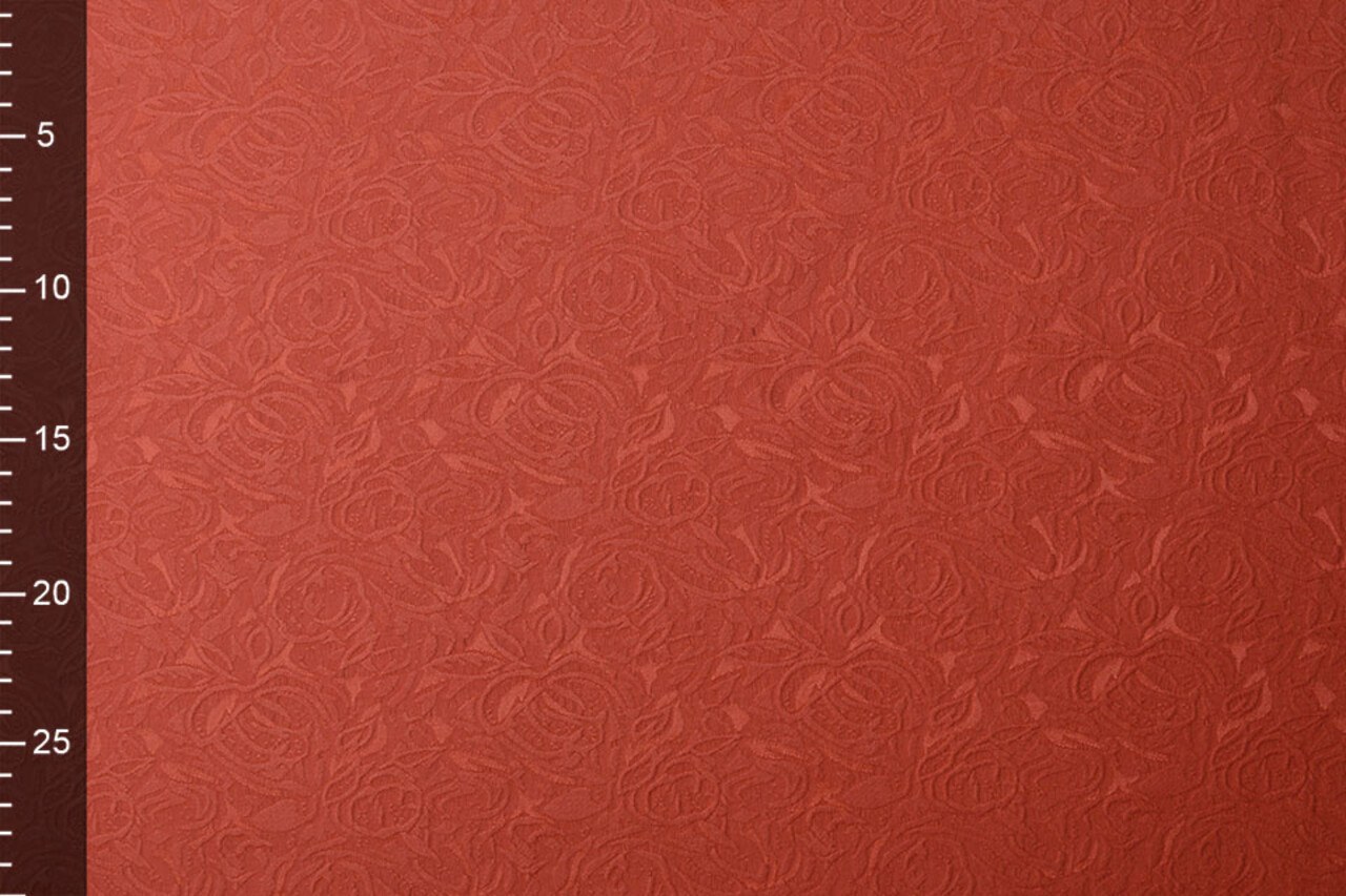 Tejido Jacquard Livia Rojo