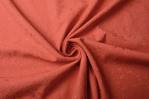 Tessuto Jacquard Livia Rosso