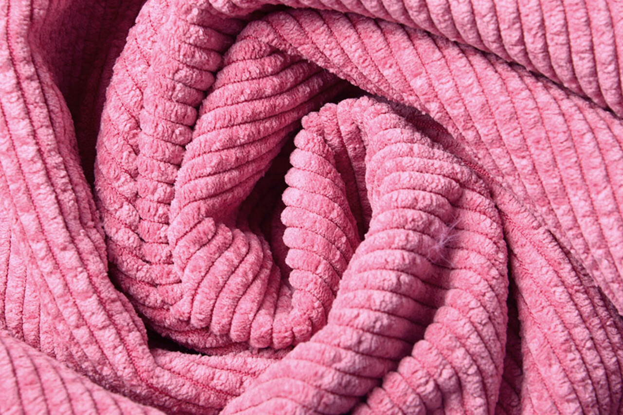 Hairy Rib Fabric Fur Pink Hairy Rib Fabric Fur Pink