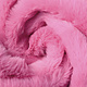 Hairy Rib Fabric Fur Pink