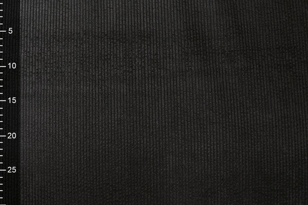Hairy Rib Fabric Fur Black Hairy Rib Fabric Fur Black
