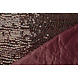 Fourrure Crocodile Arc-en-Ciel Film Métallisé Bordeaux Fourrure Crocodile Arc-en-Ciel Film Métallisé Bordeaux