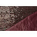 Pelliccia Crocodile Arcobaleno Lamina Bordeaux