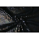 Fourrure Crocodile Arc-en-Ciel Film Métallisé Mokka Noir Fourrure Crocodile Arc-en-Ciel Film Métallisé Mokka Noir