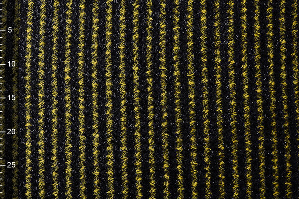 Baumwolle Bouclé Streifen Gelb