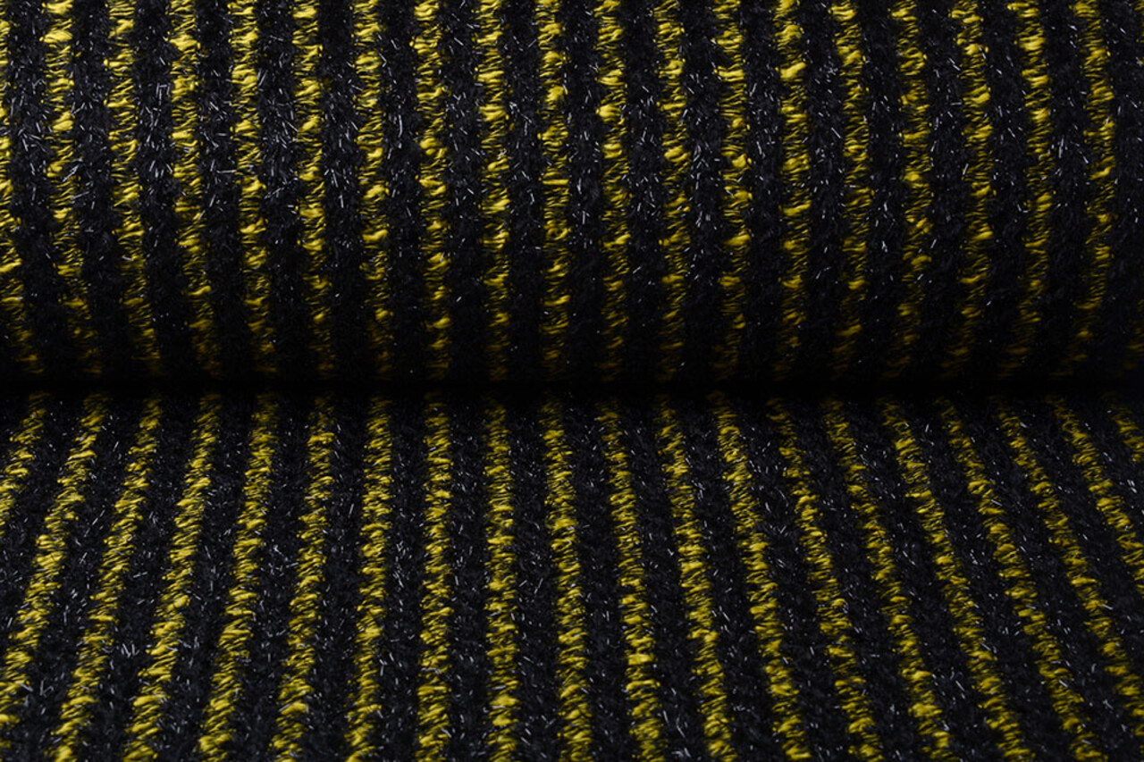 Di Cotone Bouclé Righe Giallo Di Cotone Bouclé Righe Giallo