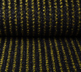 Baumwolle Bouclé Streifen Gelb