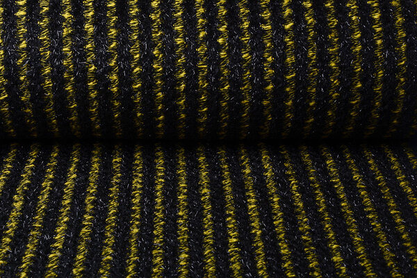 Baumwolle Bouclé Streifen Gelb