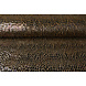 Fourrure Crocodile Arc-en-Ciel Film Métallisé Marron Moka Fourrure Crocodile Arc-en-Ciel Film Métallisé Marron Moka