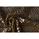 Pelliccia Crocodile Arcobaleno Lamina Marrone Moka Pelliccia Crocodile Arcobaleno Lamina Marrone Moka