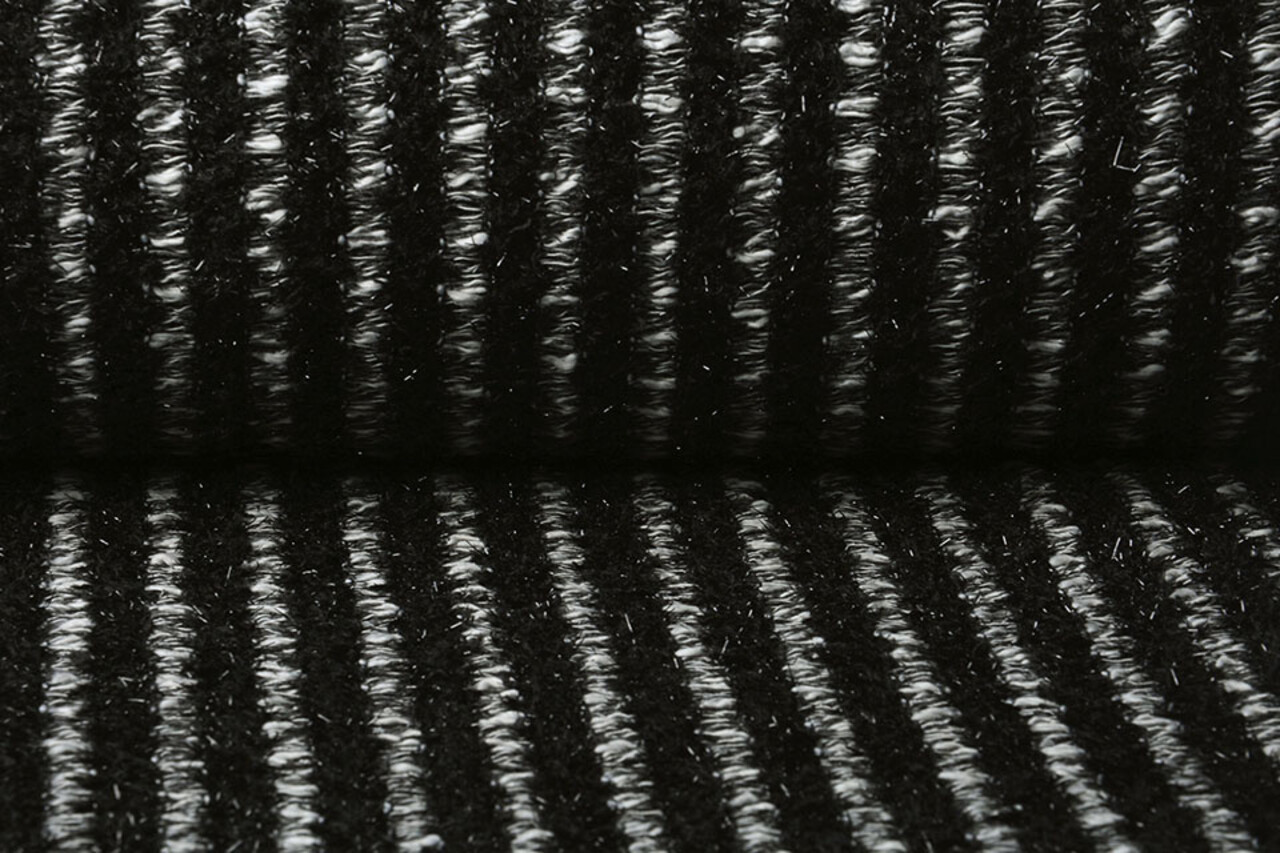 Cotton Bouclé Stripes White