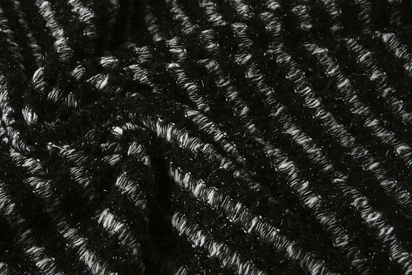 Baumwolle Bouclé Streifen Weiß Baumwolle Bouclé Streifen Weiß