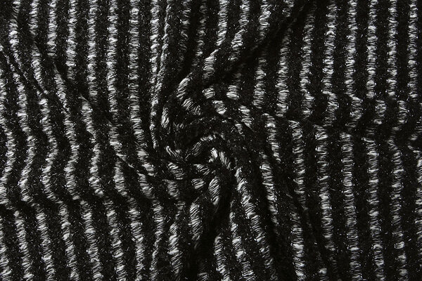 Baumwolle Bouclé Streifen Weiß Baumwolle Bouclé Streifen Weiß