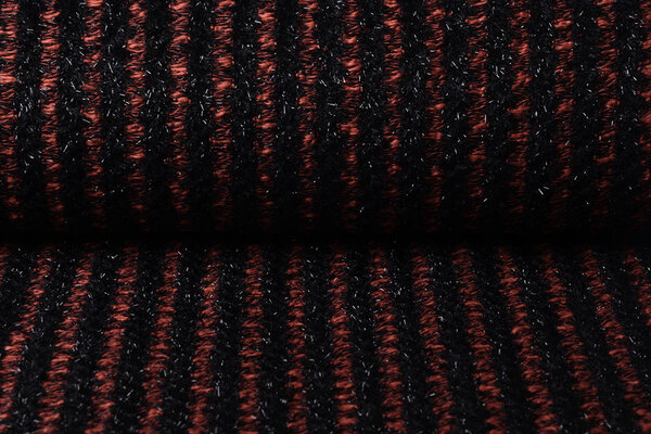 Cotton Bouclé Stripes Red