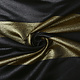 Brokat  Breite Streifen Gold-Schwarz