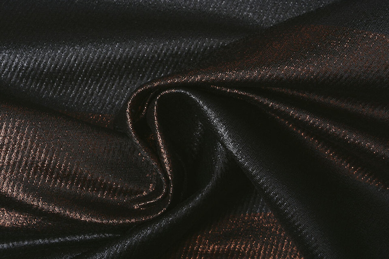 Brocado Ancha Rayas Marrón-Negro Brocado Ancha Rayas Marrón-Negro