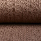 Gestrickter Feiner Zopfstoff Dunkel Altrosa Gestrickter Feiner Zopfstoff Dunkel Altrosa