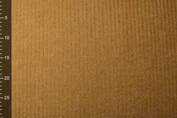 Gestrickter Stoff Luciano Hazel Senfgrün