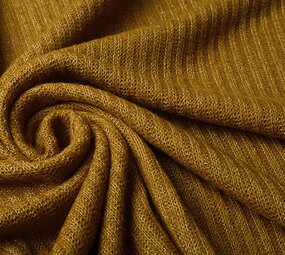 Gestrickter Stoff Luciano Hazel Senfgrün Gestrickter Stoff Luciano Hazel Senfgrün
