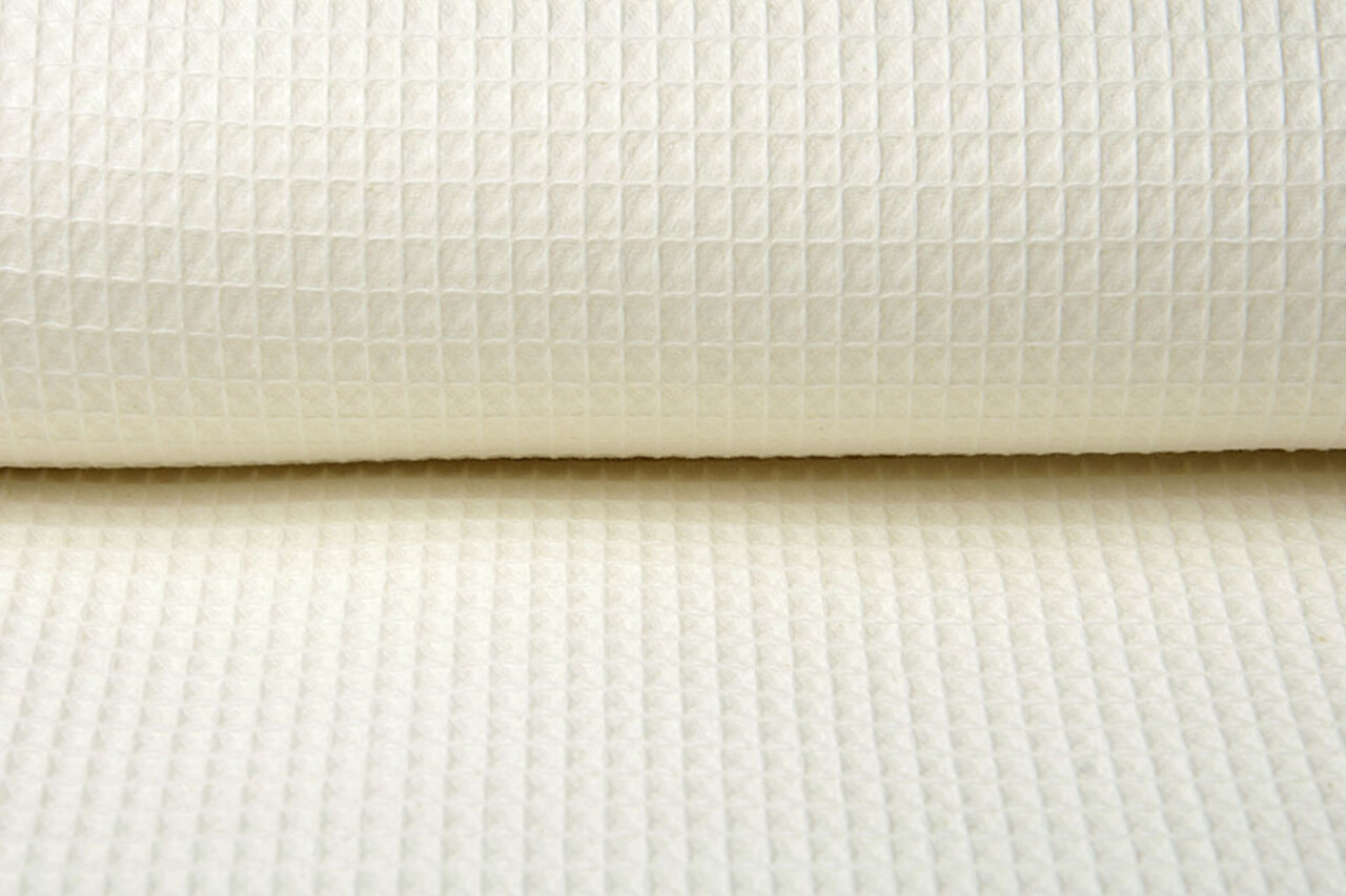 Oeko-Tex®  Waffle Pique Fabric Natural