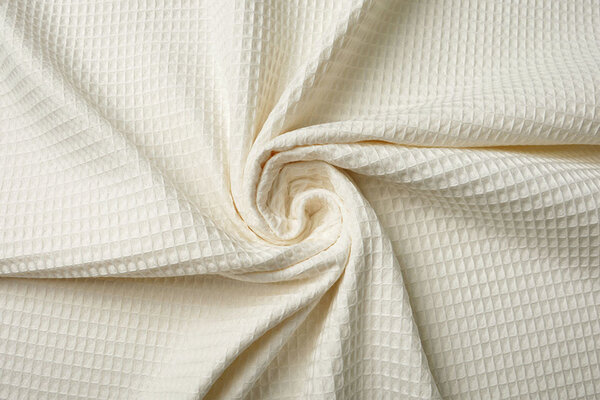Oeko-Tex®  Waffelpiqué Baumwolle Natürlich