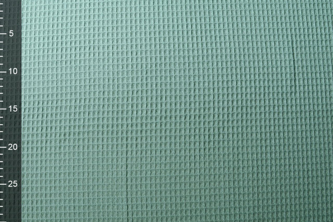 Oeko-Tex®  Nido de Abeja Algodón Oscuro Verde Antiguo