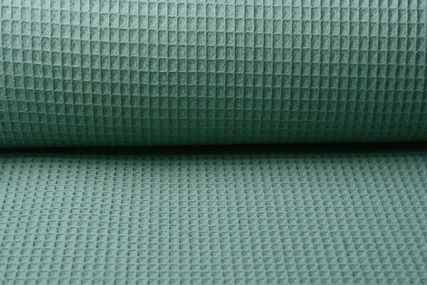 Oeko-Tex®  Wafel Katoen Donker Oud Groen Oeko-Tex®  Wafel Katoen Donker Oud Groen