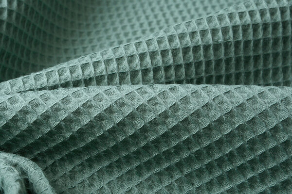 Oeko-Tex®  Waffle Pique Dark Old Green
