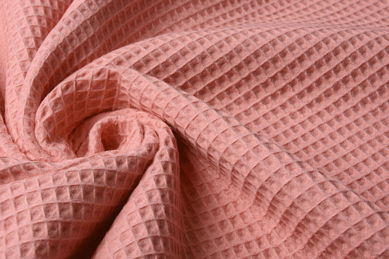 Oeko-Tex®  Waffle pique Coral