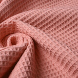 Oeko-Tex®  Nido de Abeja Algodón Coral