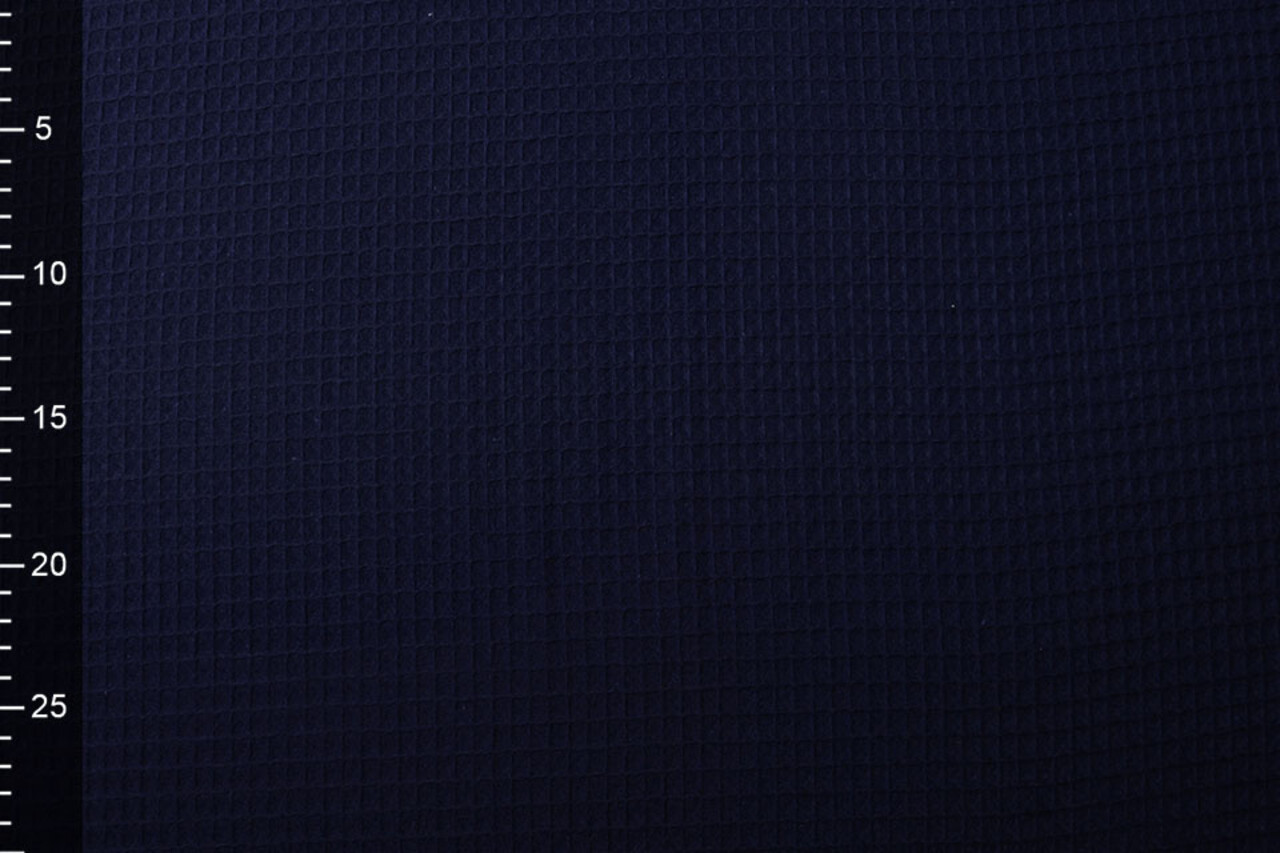Oeko-Tex®  Waffelpiqué Baumwolle Marine