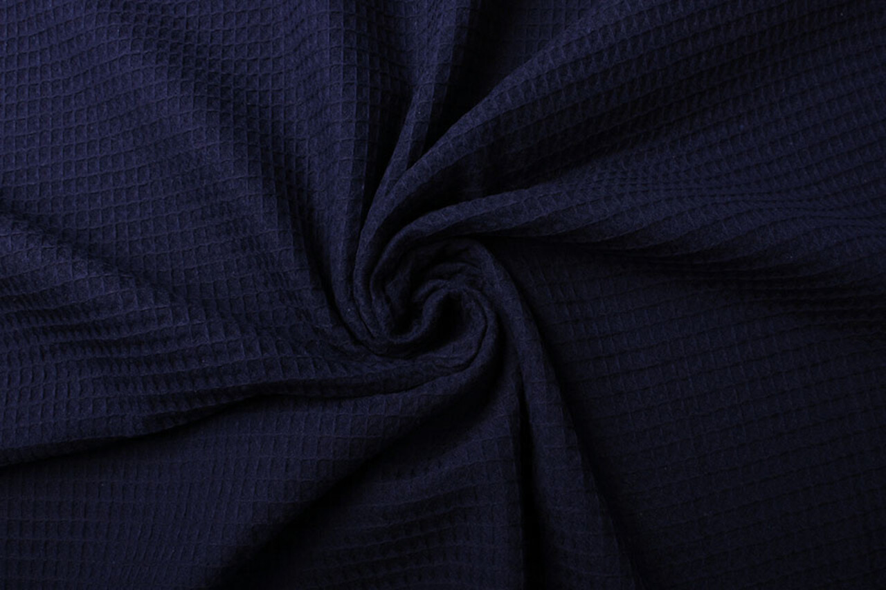 Oeko-Tex®  Nid d’Abeille Coton Marine