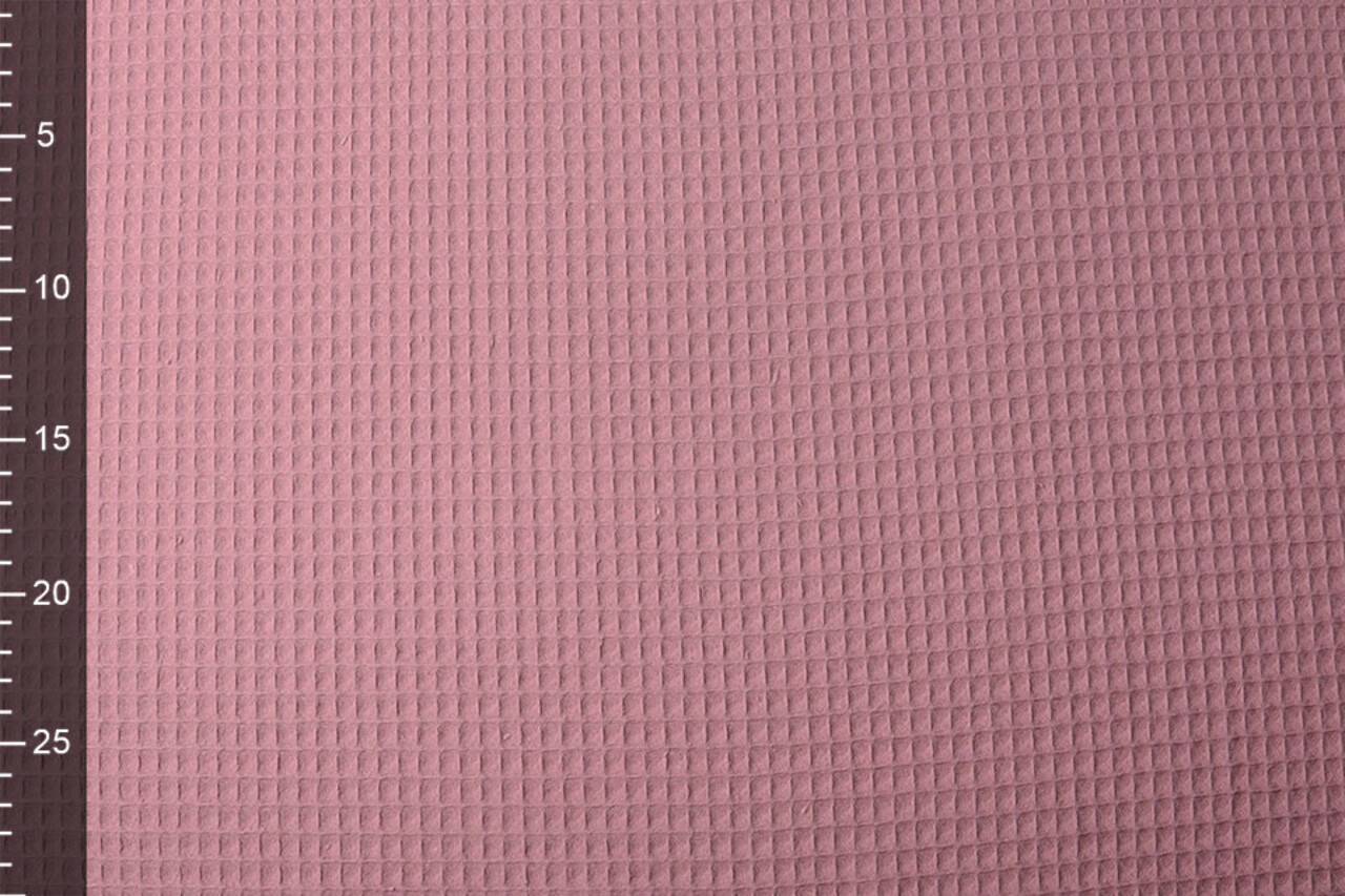 Oeko-Tex®  Waffle pique Dark Old pink