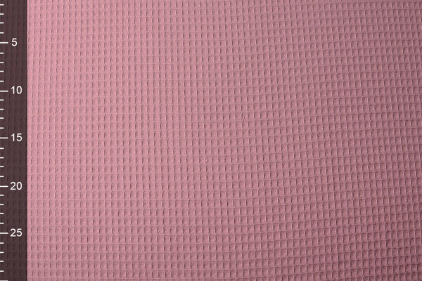 Oeko-Tex®  Waffle pique Dark Old pink