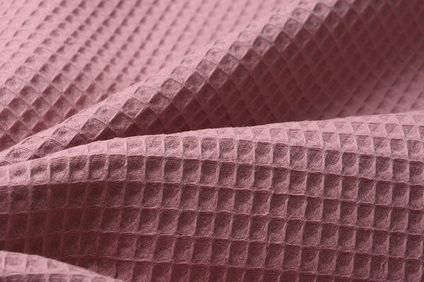 Oeko-Tex®  Waffelpiqué Baumwolle Dunkel Altrosa