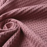 Oeko-Tex® Cotone a Nido D’ape Rosa Antico Scuro Oeko-Tex® Cotone a Nido D’ape Rosa Antico Scuro