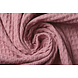Oeko-Tex® Nido de Abeja Algodón Rosa Antiguo Oscuro Oeko-Tex® Nido de Abeja Algodón Rosa Antiguo Oscuro